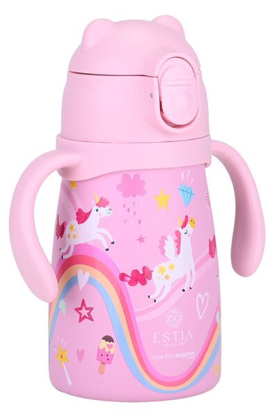 Παγούρι - Θερμός 300ml Με Καλαμάκι Estia Save The Aegean Rainbow Dreams 01-34221