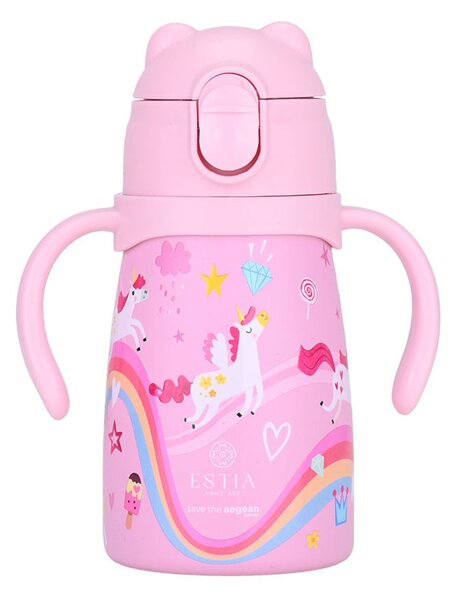 Παγούρι - Θερμός 300ml Με Καλαμάκι Estia Save The Aegean Rainbow Dreams 01-34221