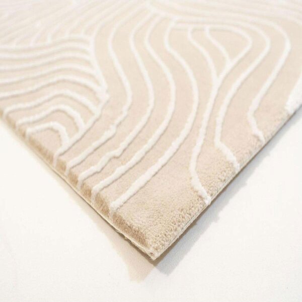 Χαλί Διαδρόμου (80x150) Ezzo Carolina E679A1W Beige