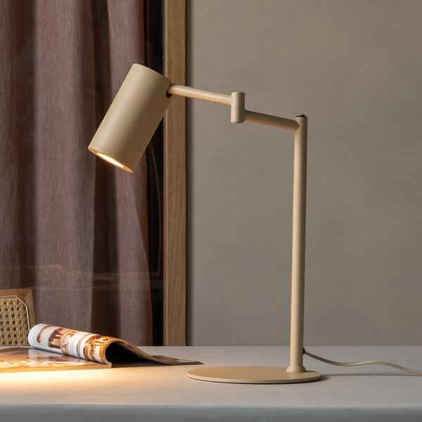 IT´S ABOUT ROMI It's about RoMi Επιτραπέζια λάμπα Bilbao, μπεζ, ύψος 48 cm, Μπεζ, Σαλόνι / τραπεζαρία, Μέταλλο, σύγχρονο