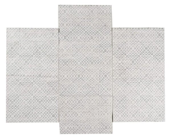 Χαλιά Κρεβατοκάμαρας (Σετ 3τμχ) Polcarpet Vera 265 Ivory/Grey