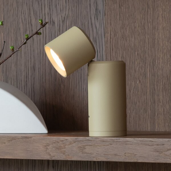 IT´S ABOUT ROMI It's about RoMi Φωτιστικό LED με μπαταρία Milan, μπεζ, 19 cm, ρυθμιζόμενος, Μπεζ, Σαλόνι / τραπεζαρία, Αλουμίνιο, σύγχρονο