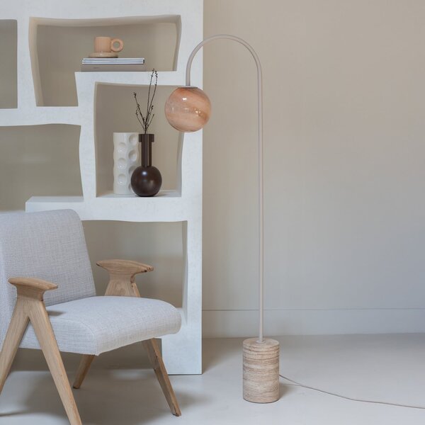 IT´S ABOUT ROMI It's about RoMi Λυχνία Tivoli, χρώμα άμμου, ύψος 163 cm, Μπεζ, Σαλόνι / τραπεζαρία, Πέτρα, σύγχρονο