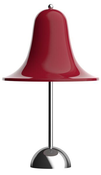 Verpan VERPAN LED φορητή επιτραπέζια λάμπα Pantop, κόκκινο κεράσι, ύψος 30 cm, ρυθμιζόμενος, Σαλόνι / τραπεζαρία, Πλαστικό, σχεδιασμός