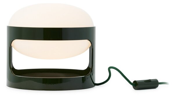 Kartell Επιτραπέζια λάμπα KD28, πράσινο δάσος, Ø 25 cm, E14-LED, Πράσινο, Σαλόνι / τραπεζαρία, Πλαστικό, σχεδιασμός