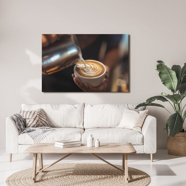 Πίνακας σε καμβά latte art σε φλιτζάνι