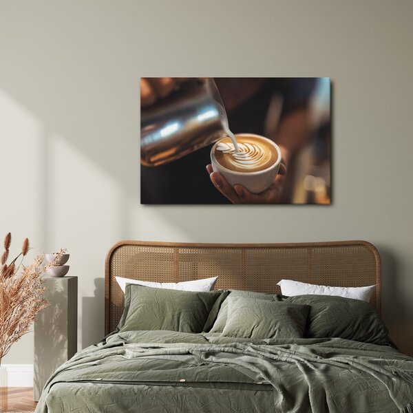 Πίνακας σε καμβά latte art σε φλιτζάνι