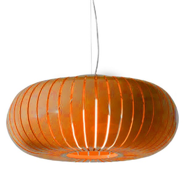 Kartell Κρεμαστό φωτιστικό Teresa, πορτοκαλί, Ø 50 cm, E27-LED, Πορτοκαλί, Σαλόνι / τραπεζαρία, Πλαστικό, σχεδιασμός
