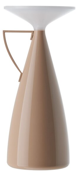 Kartell LED φορητή επιτραπέζια λάμπα Camomille, μπεζ, ύψος 24 cm, ρυθμιζόμενος, Μπεζ, Σαλόνι / τραπεζαρία, Πλαστικό, σχεδιασμός