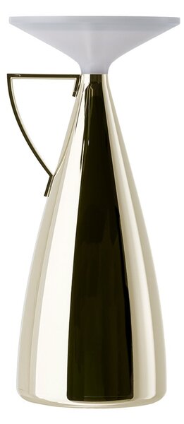 Kartell LED φορητή επιτραπέζια λάμπα Camomille, κρεμ, ύψος 24 cm, ρυθμιζόμενος, Μπεζ, Σαλόνι / τραπεζαρία, Πλαστικό, σχεδιασμός