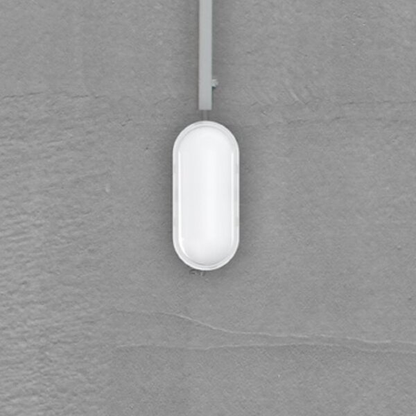 MEGATRON LED εξωτερικός φωτισμός τοίχου Zella Neo XL αισθητήρας, λευκό, IP54, ρυθμιζόμενος, Λευκό, Διάδρομος, Πλαστικό