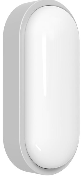 MEGATRON LED εξωτερικός φωτισμός τοίχου Zella Neo XL, γκρι, IP54, ρυθμιζόμενος, Γκρι, Διάδρομος, Πλαστικό