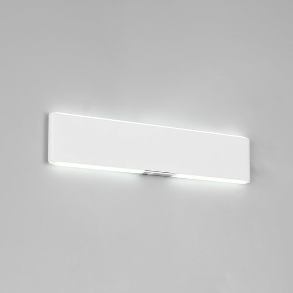 Trio Lighting LED-Ακουστική-Λάμπα-Τοίχου-Conchita,-Πλάτος-32-cm, Λευκό, Μέταλλο, CCT, ρυθμιζόμενος, Λευκό, Σαλόνι / τραπεζαρία, Μέταλλο, σύγχρονο