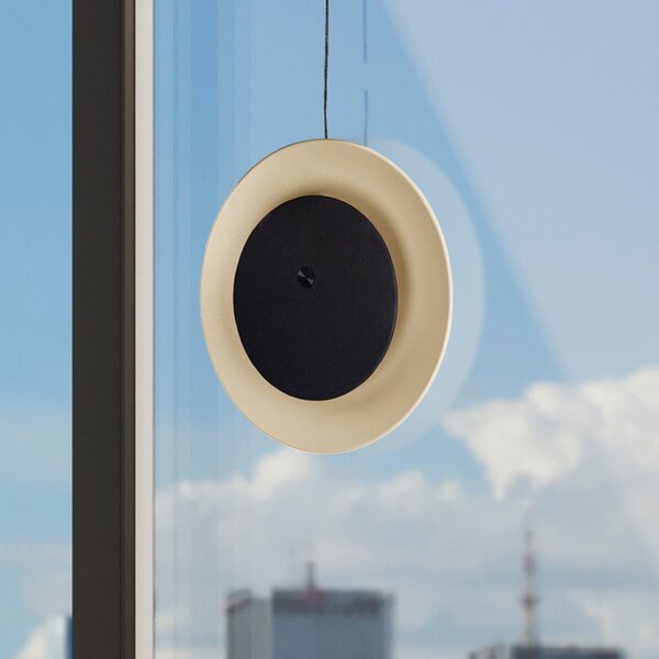 Näve LED-Akku-Tischleuchte Solan, μαύρο/μπεζ, ηλιακό, IP54, ρυθμιζόμενος, Μαύρο, Σαλόνι / τραπεζαρία, Μέταλλο, σύγχρονο