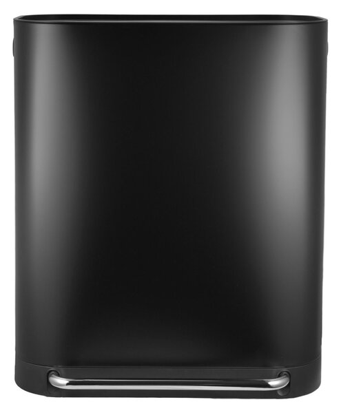 Κάδος Απορριμμάτων Διπλός (57.5x37.3x68.2) Estia 60lt Soft Close Μαύρο 01-20897