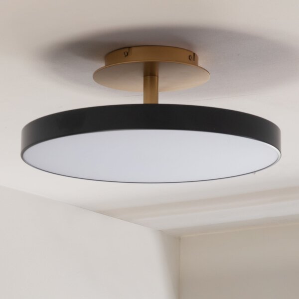 UMAGE LED οροφής Asteria UP PLUS, ανθρακί Ø 60 cm CCT, ρυθμιζόμενος, Μαύρο, Σαλόνι / τραπεζαρία, Μέταλλο, σχεδιασμός