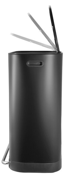 Κάδος Απορριμμάτων Διπλός (57.5x37.3x68.2) Estia 60lt Soft Close Μαύρο 01-20897