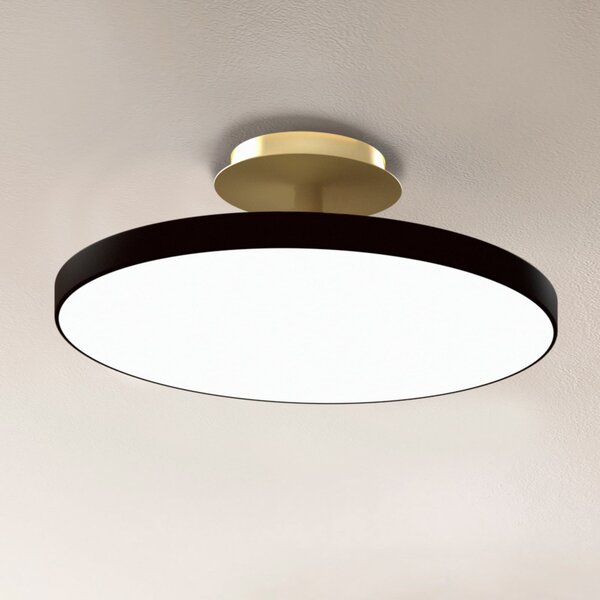 UMAGE LED οροφής Asteria UP PLUS, μαύρο, Ø 31 cm, CCT, ρυθμιζόμενος, Μαύρο, Σαλόνι / τραπεζαρία, Μέταλλο, σχεδιασμός