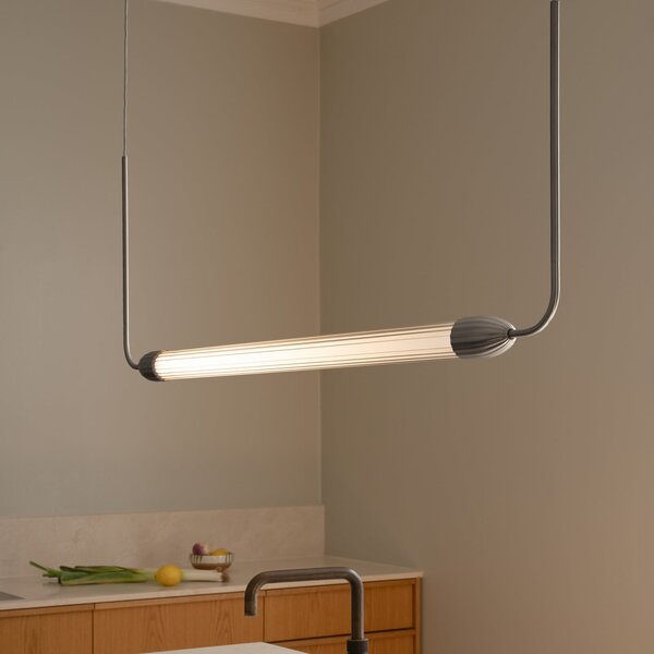 UMAGE Κρεμαστό φωτιστικό LEMON SQUEEZE LINEAR, χάλυβας, 138 cm, GU10, ρυθμιζόμενος, Μεταλλικό, Σαλόνι / τραπεζαρία, Μέταλλο, σχεδιασμός