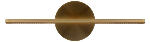UMAGE LED-Wandlampe Omni, χρώμα ορείχαλκου, πλάτος 54 cm 2-flg., ρυθμιζόμενος, Χρυσό / Ορείχαλκου, Σαλόνι / τραπεζαρία, Αλουμίνιο, σχεδιασμός