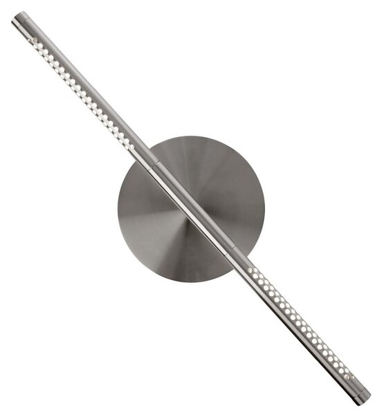 UMAGE LED-Wandleuchte Omni, χρώμα χάλυβα, πλάτος 54 cm 2-flg., ρυθμιζόμενος, Μεταλλικό, Σαλόνι / τραπεζαρία, Αλουμίνιο, σχεδιασμός