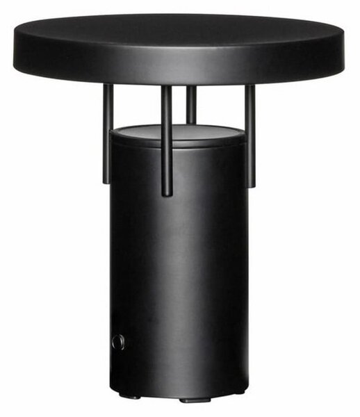 Hübsch HÜBSCH LED φορητή επιτραπέζια λάμπα BringMe Mini, μαύρο ματ, 20 cm, ρυθμιζόμενος, Μαύρο, Μέταλλο, σύγχρονο
