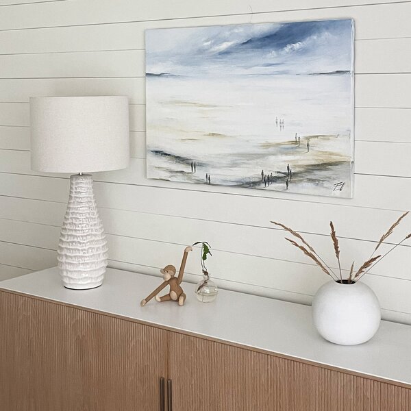By Rydéns Rydens Επιτραπέζια λάμπα Bartha, κρεμ/μπεζ, ύψος 74 cm, Μπεζ, Σαλόνι / τραπεζαρία, Κεραμικό υλικό