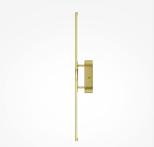 Maytoni LED-Wandlampe RENAISSANCE, ορείχαλκος/ορείχαλκος, ύψος 63 cm 2φωτιστικά., Χρυσό / Ορείχαλκου, Σαλόνι / τραπεζαρία, Μέταλλο, σύγχρονο