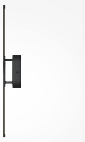 Maytoni LED απλίκα RENAISSANCE, μαύρο/μαύρο, ύψος 63 cm 2φωτιστικά., Μαύρο, Σαλόνι / τραπεζαρία, Μέταλλο, σύγχρονο