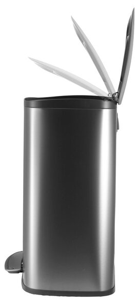 Κάδος Απορριμμάτων (44x37.4x61.1) Estia 50lt Soft Close Inox 01-20927