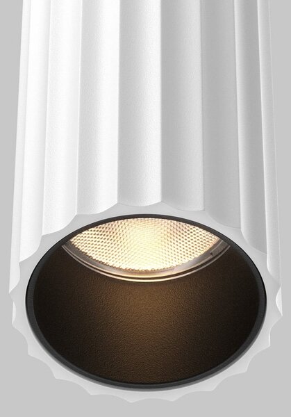 Maytoni LED απλίκα Calipso, λευκή, ύψος 49 cm, μέταλλο, 4 φωτιστικά, Λευκό, Σαλόνι / τραπεζαρία, Αλουμίνιο, σύγχρονο