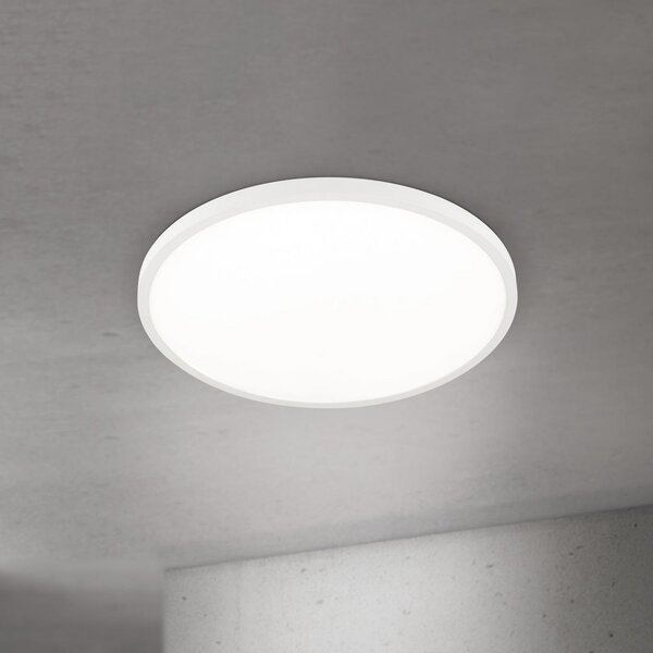 ORION LED οροφής Disc, λευκό Ø 60 cm, CCT, μέταλλο/πλαστικό, ρυθμιζόμενος, Λευκό, Σαλόνι / τραπεζαρία, Αλουμίνιο, σύγχρονο