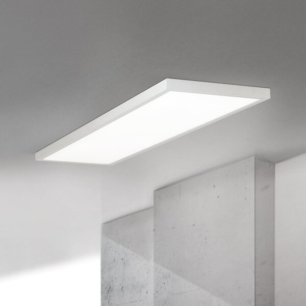 ORION LED οροφής Disc, λευκό, μήκος 115 cm, CCT, μέταλλο, ρυθμιζόμενος, Λευκό, Σαλόνι / τραπεζαρία, Αλουμίνιο, σύγχρονο