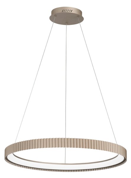 Luce Ambiente Design Κρεμαστό φωτιστικό LED Niike, χρυσό χρώμα, Ø 70 cm, μέταλλο, CCT, Χρυσό / Ορείχαλκου, Σαλόνι / τραπεζαρία, Μέταλλο, σύγχρονο