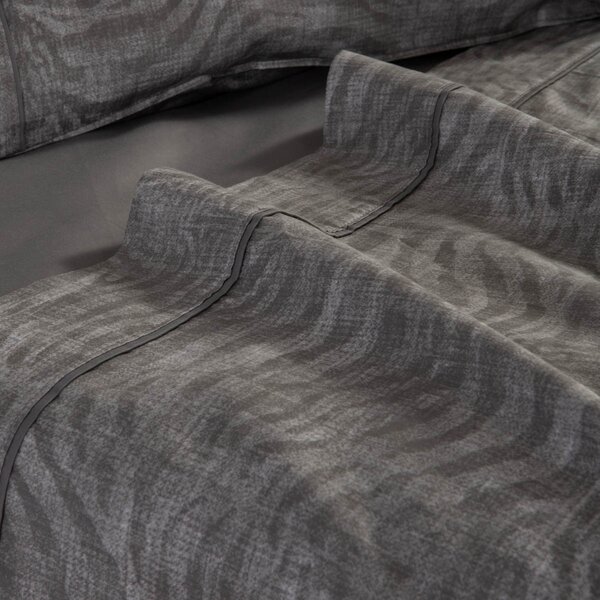 Σεντόνια Υπέρδιπλα (Σετ) Nef-Nef Homeware Elements Zesten Grey