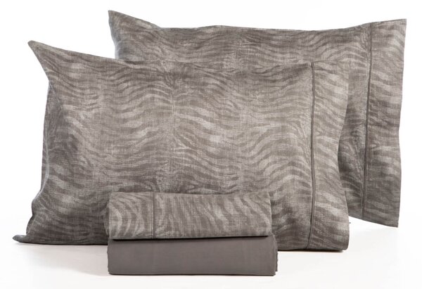 Σεντόνια Υπέρδιπλα (Σετ) Nef-Nef Homeware Elements Zesten Grey