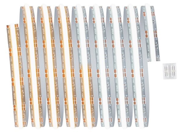 Paulmann LED ταινία MaxLED 1000 συμπλήρωμα 2,5 m ασημί CCT, ρυθμιζόμενος, Μεταλλικό, Σαλόνι / τραπεζαρία, Πλαστικό, σύγχρονο