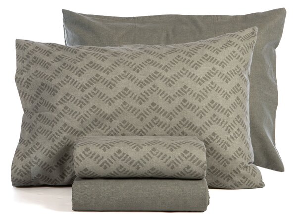 Φανελένια Σεντόνια Μονά (Σετ) Nef-Nef Homeware Flannel Otrando Green