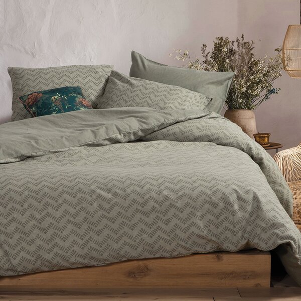 Φανελένια Σεντόνια Μονά (Σετ) Nef-Nef Homeware Flannel Otrando Green