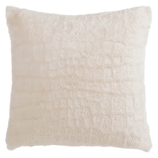 Διακοσμητικό Μαξιλάρι Γούνινο (45x45) Nef-Nef Homeware Mentor Ecru
