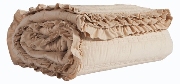 Λεπτό Πάπλωμα Βελουτέ Υπέρδιπλο (230x240) Nef-Nef Homeware Elements Sirion Ecru