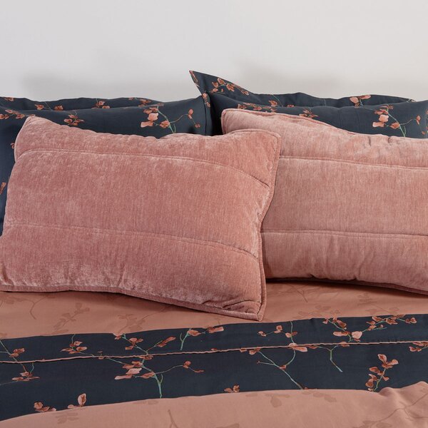 Ζεύγος Μαξιλαροθήκες (52x72) Nef-Nef Homeware Premium Vania Rose