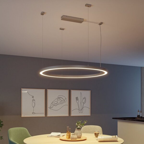 Paulmann LED φωτιστική λωρίδα Linion, χρώμιο, καμπύλη 90°, 3.000 K, ρυθμιζόμενος, Μεταλλικό, Σαλόνι / τραπεζαρία, Αλουμίνιο, σύγχρονο