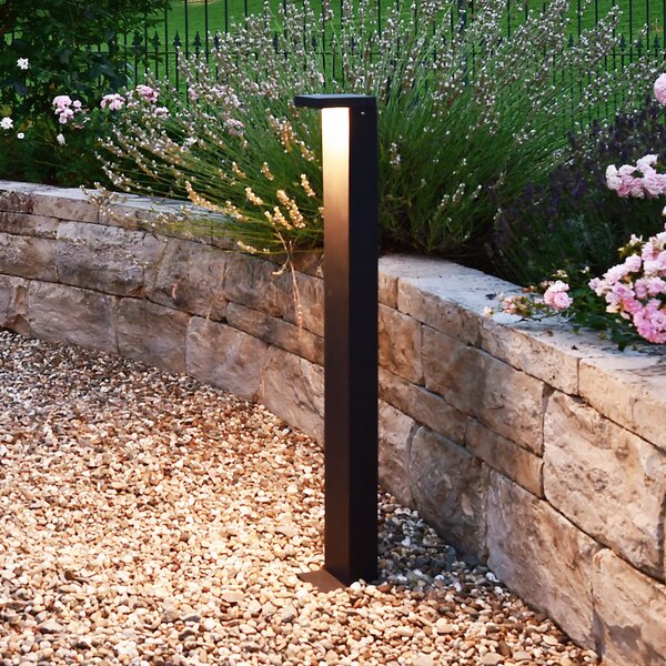 Deko-Light Φωτιστικό LED Lerna 1000 σκούρο γκρι Ύψος 100 cm 7,4 W CCT, Μαύρο, Αλουμίνιο, σύγχρονο
