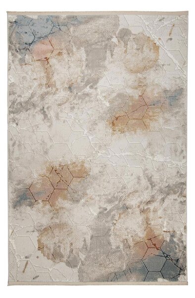 Χαλί (140x200) Βιοκαρπέτ Alora EF06A Cream/Blue