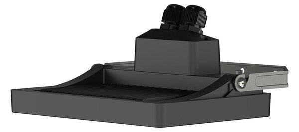 Theben LED προβολέας εξωτερικού χώρου theLeda B30 dual, μαύρος, IP65, Μαύρο, Μέταλλο, Προβολέας τοίχου