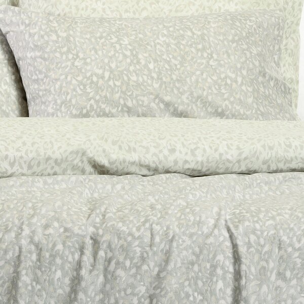 Ζεύγος Μαξιλαροθήκες (50x70) Melinen Casual Line Leo Aqua/Grey