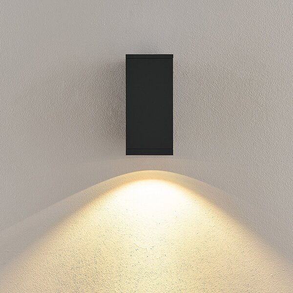 Deko-Light Λάμπα LED εξωτερικού χώρου ShoreLine Pro Square, σκούρο γκρι, 830/840, ρυθμιζόμενος, Μαύρο, Αλουμίνιο, σύγχρονο