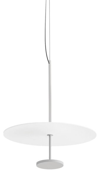 Linea Light Κρεμαστό φωτιστικό LED Stilo_P, λευκό, Ø 35 cm, IP40, ρυθμιζόμενος, Λευκό, Σαλόνι / τραπεζαρία, Αλουμίνιο, σύγχρονο