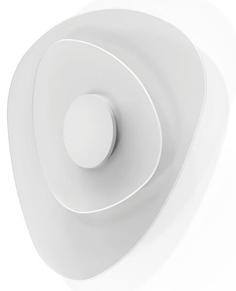 Linea Light LED φωτιστικό τοίχου Joint_W, οβάλ, 58 cm, λευκό, μέταλλο, ρυθμιζόμενος, Λευκό, Σαλόνι / τραπεζαρία, Μέταλλο, σύγχρονο